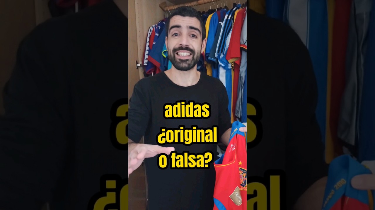 CÓMO SABER SI UNA CAMISETA DE FUTBOL es original o réplica ?? Adidas Truco Fácil ✅