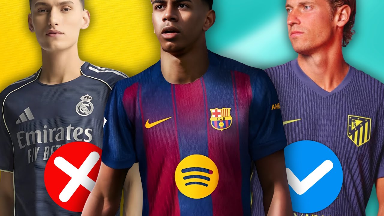 Así Serán Las Nueva Camisetas 2025/26 | Barcelona, ​​Real Madrid y Más