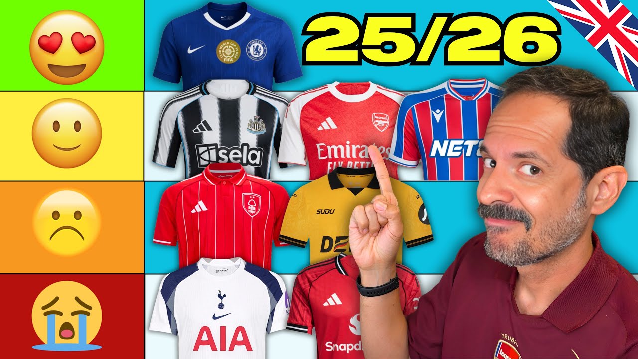 Ranking de Todas Las Camisetas de la Premier League | Locos 2025/26