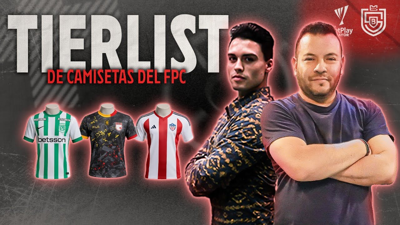 ¿Cuál es la camiseta más bonita y más fea del fútbol colombiano? | Tierlist del fútbol colombiano